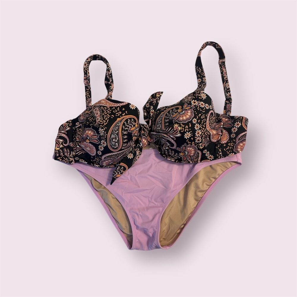 Swim suit 36D top with Large Bottoms